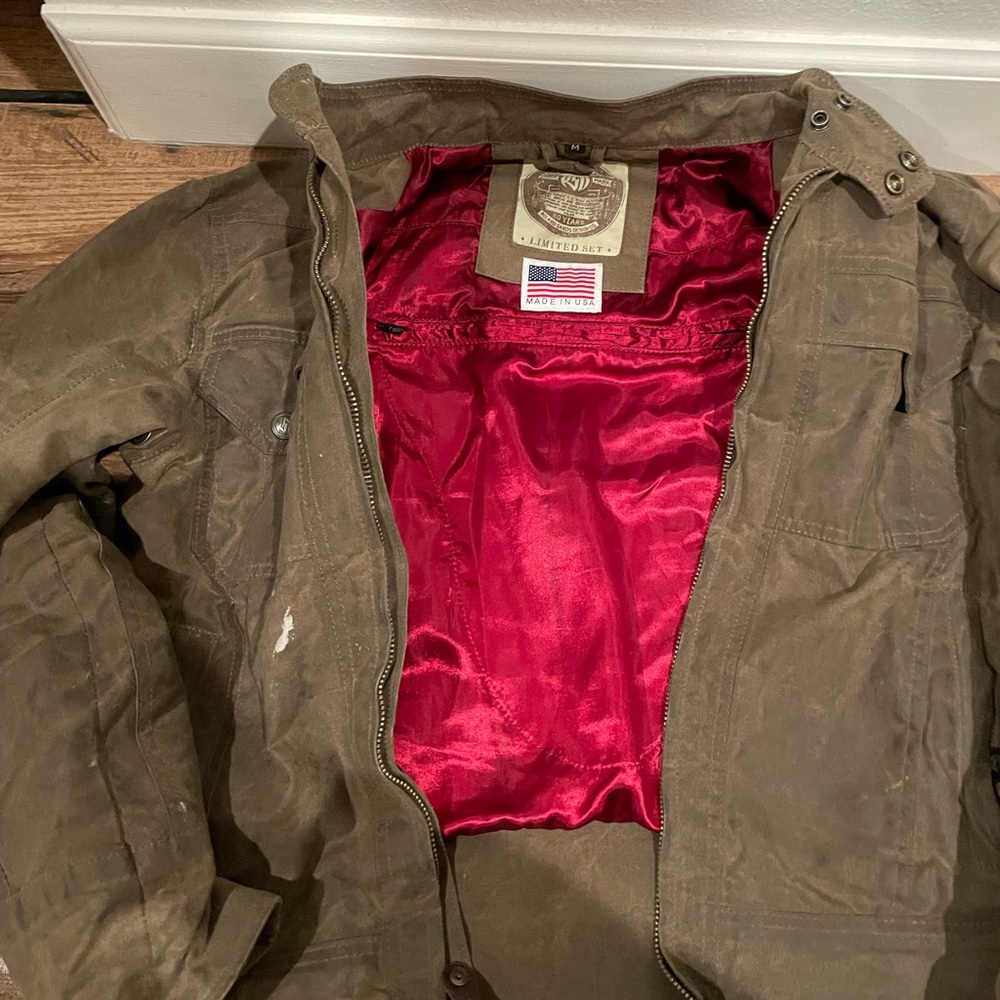 Roland Sands Design Co Motorcycle “Tracker” Jacket -  size Medium